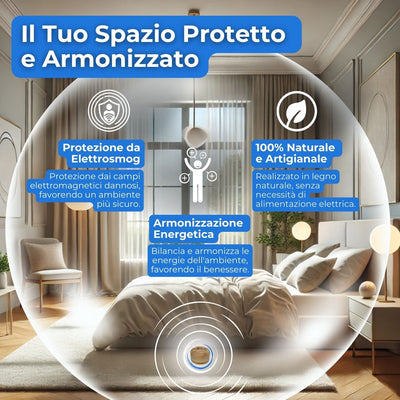 HOME Mini - Dispositivo Quantico per la Protezione da Elettrosmog e Geopatie.