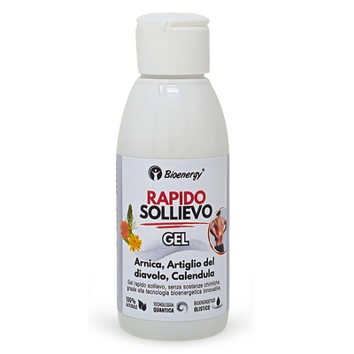 Gel Rapido Sollievo Bioenergy con Arnica, Artiglio del Diavolo e Calendula – flacone 100 ml