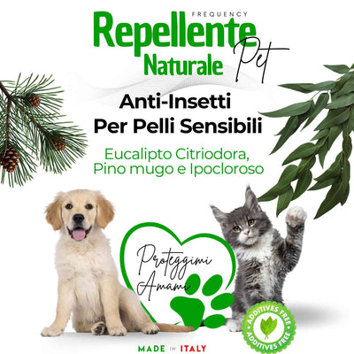 Repellente Naturale Pet – Pulci, Zecche e Zanzare per Pelli Sensibili 250ml