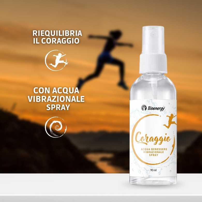 CORAGGIO Acqua Vibrazionale Spray - Bioenergy Prodotti Quantici